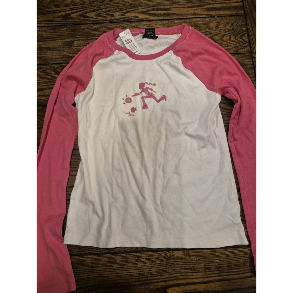 NWT Children's Place Girls Long Sleeve T-shirt Top Size XL (14-16)